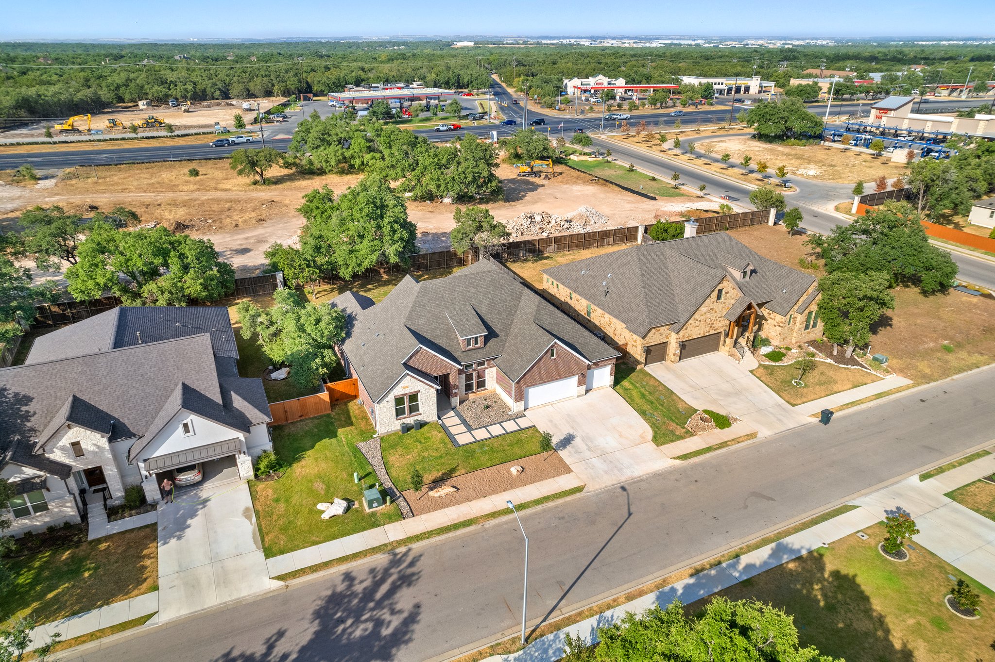 112 Axis Loop Georgetown, TX 78628 - Photo 38 of 39 an aerial view of residential houses with outdoor space