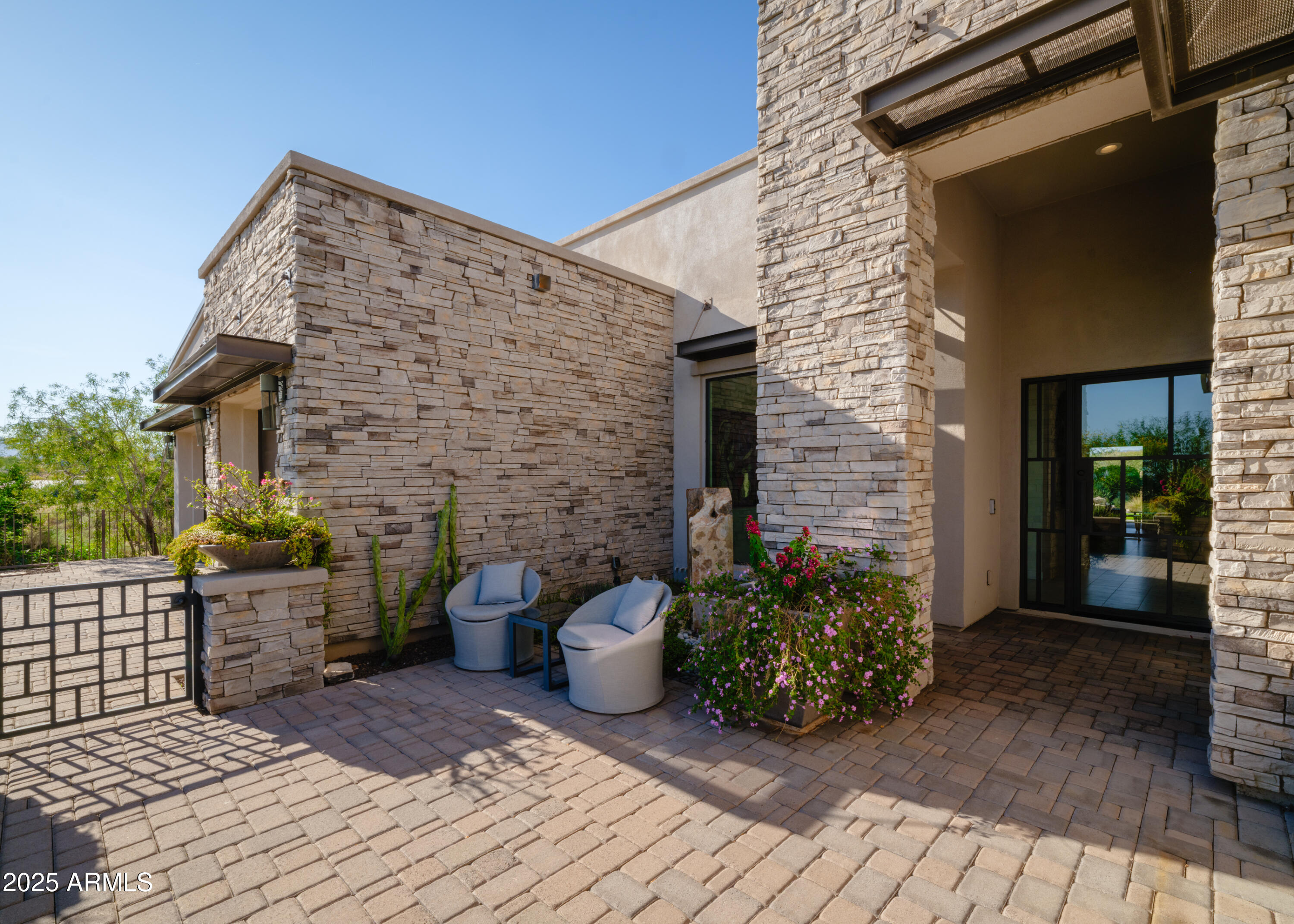 29420 North Verde River Way West Rio Verde, AZ 85263 - Photo 49 of 74 Water Feature & Alcove at Entrance