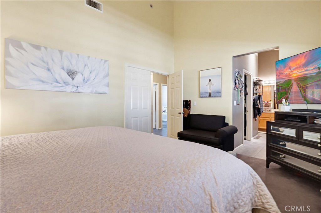 7735 Ridgeview Lane Whittier, CA 90606 - Photo 30 of 47 a bedroom with a bed and a couch