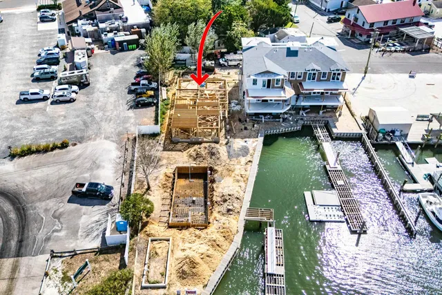 a view of a city with an ocean view