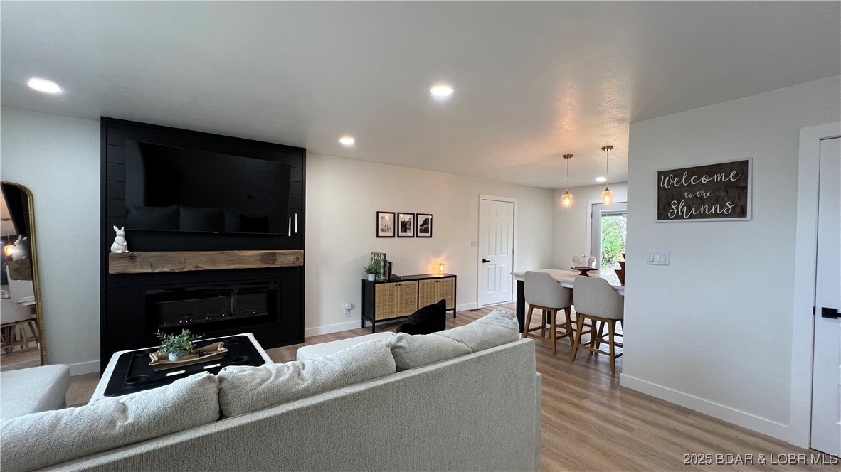 Upon entering the front door