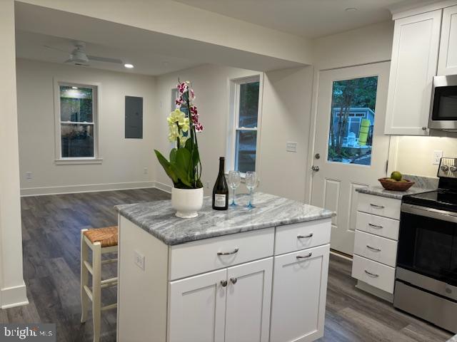 203 A Severn River Road Severna Park, MD 21146 - Photo 10 of 38 Kitchen island has built in drawers/cabinets