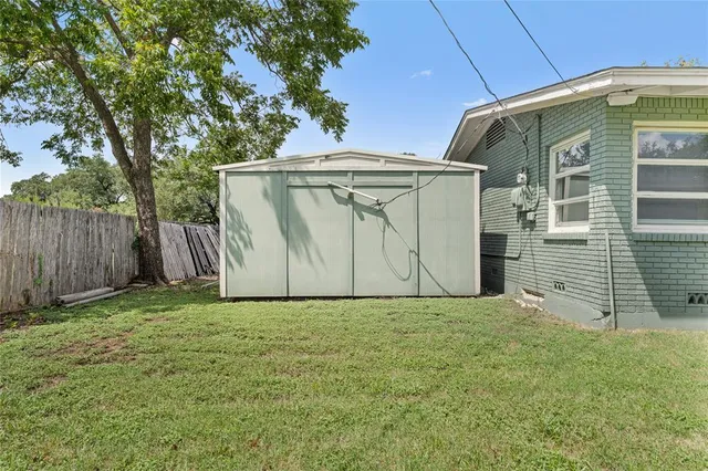 a view of a small house