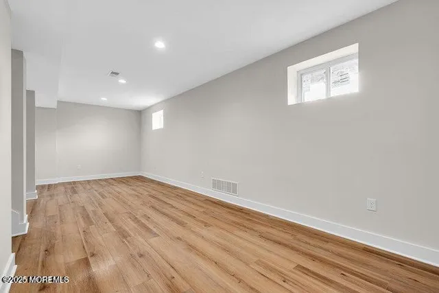 wooden floor in an empty room
