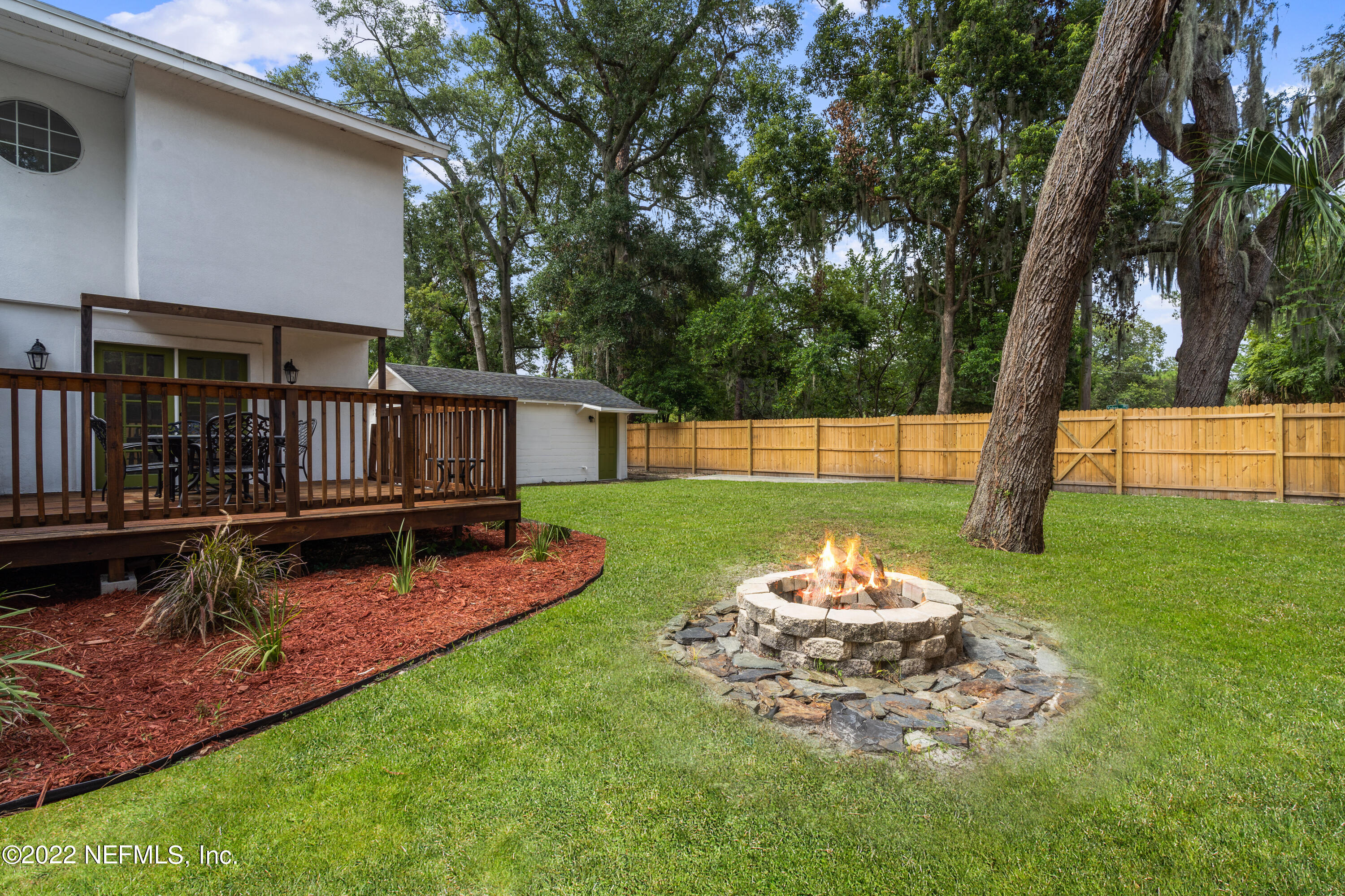 1661 Charon Road Jacksonville, FL 32205 - Photo 39 of 44 fire pit