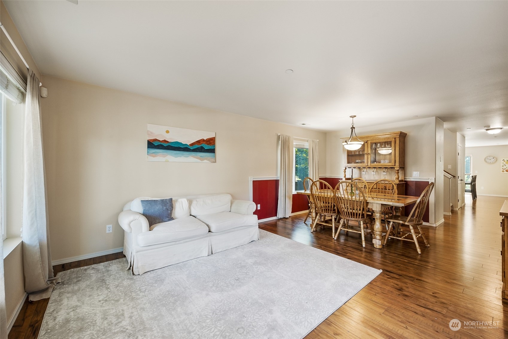 1345 Foreman Road DuPont, WA 98327 - Photo 2 of 34 a living room with furniture and wooden floor