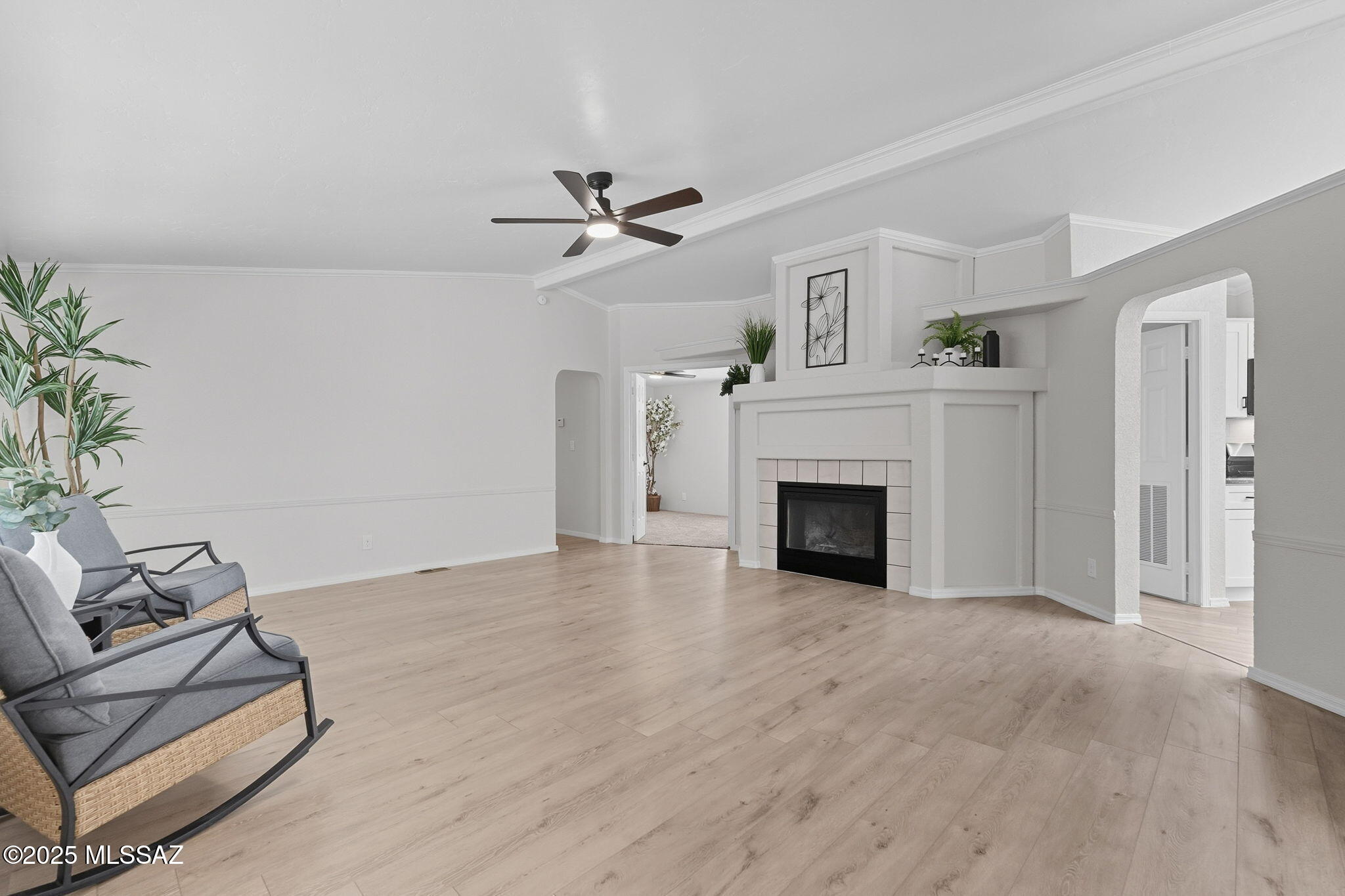 4081 East Rollins Road Tucson, AZ 85739 - Photo 9 of 44 New flooring and ceiling fans thru/out