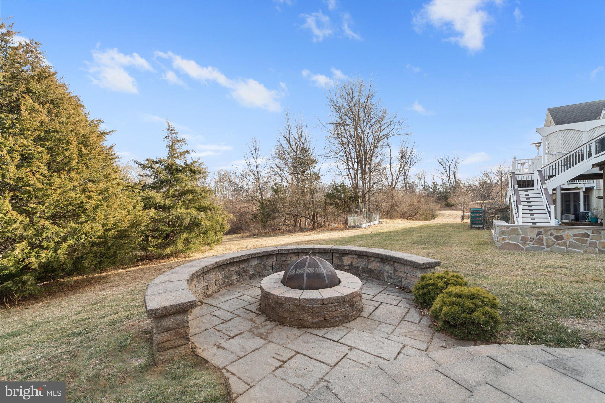 22990 Weybridge Square Ashburn, VA 20148 - Photo 49 of 66 Custom Firepit Backing to Trees