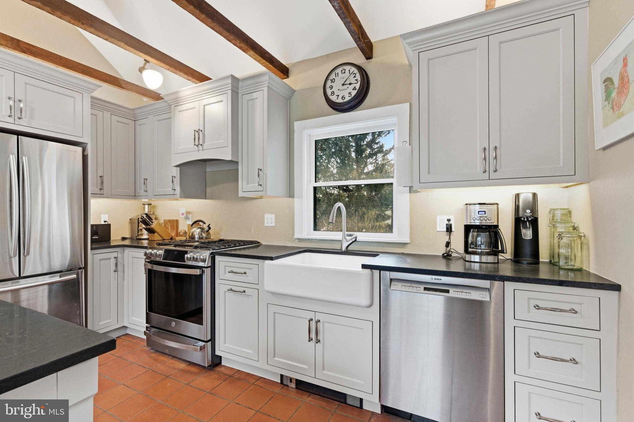 1 Wilson Drive Stockton, NJ 08559 - Photo 11 of 75 Updated kitchen with porcelain farm sink.