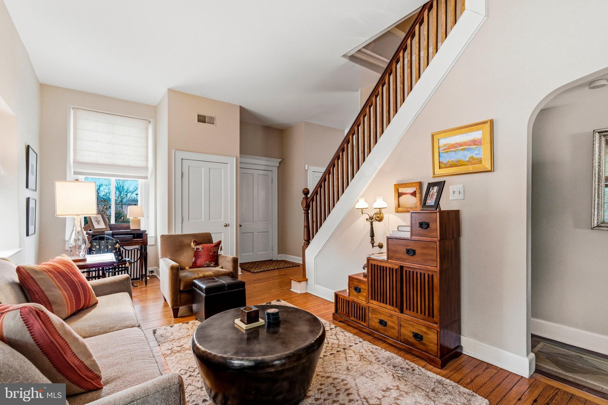 1 Wilson Drive Stockton, NJ 08559 - Photo 17 of 75 Inviting living room enhanced by tall ceilings.