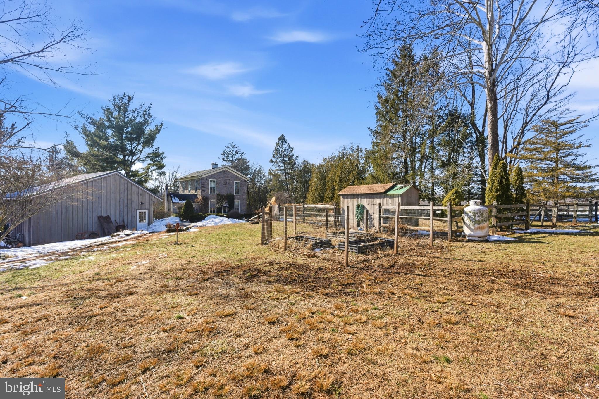 1 Wilson Drive Stockton, NJ 08559 - Photo 36 of 75 A sweet fenced garden space ready to be enjoyed.