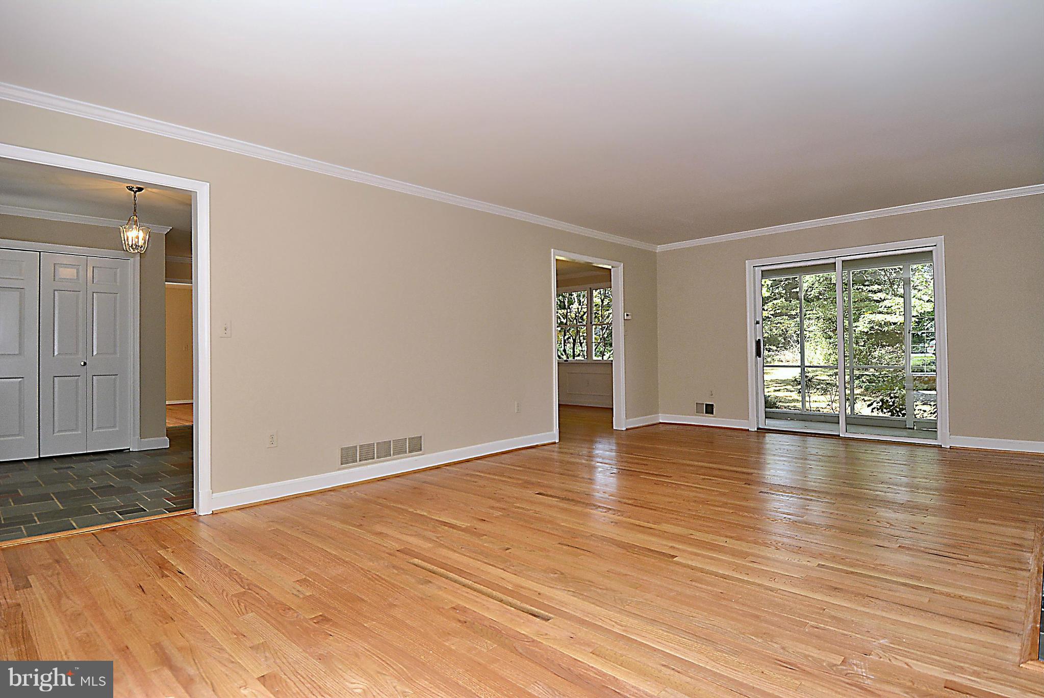 316 East Ridgely Road Lutherville-Timonium, MD 21093 - Photo 4 of 30 Living Room Opens to Screened Porch