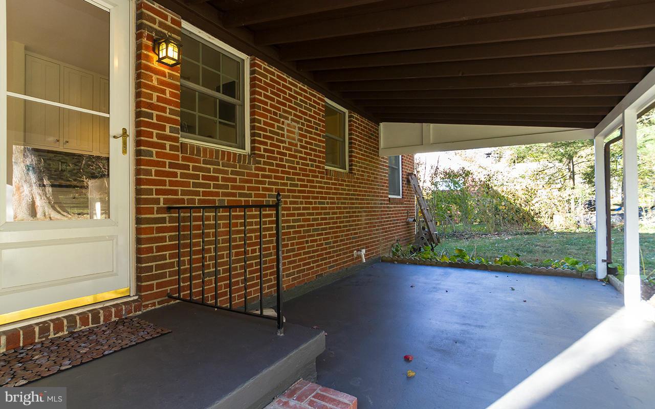 8103 Rider Avenue Baltimore, MD 21204 - Photo 27 of 30 Covered rear patio