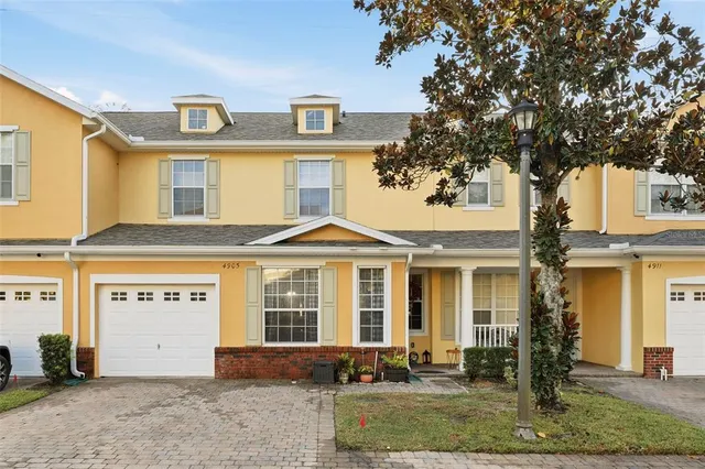 a front view of a building