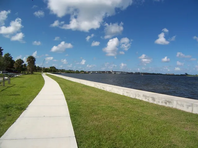 a view of an outdoor space and a lake view