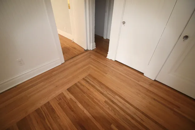 a view of wooden floor