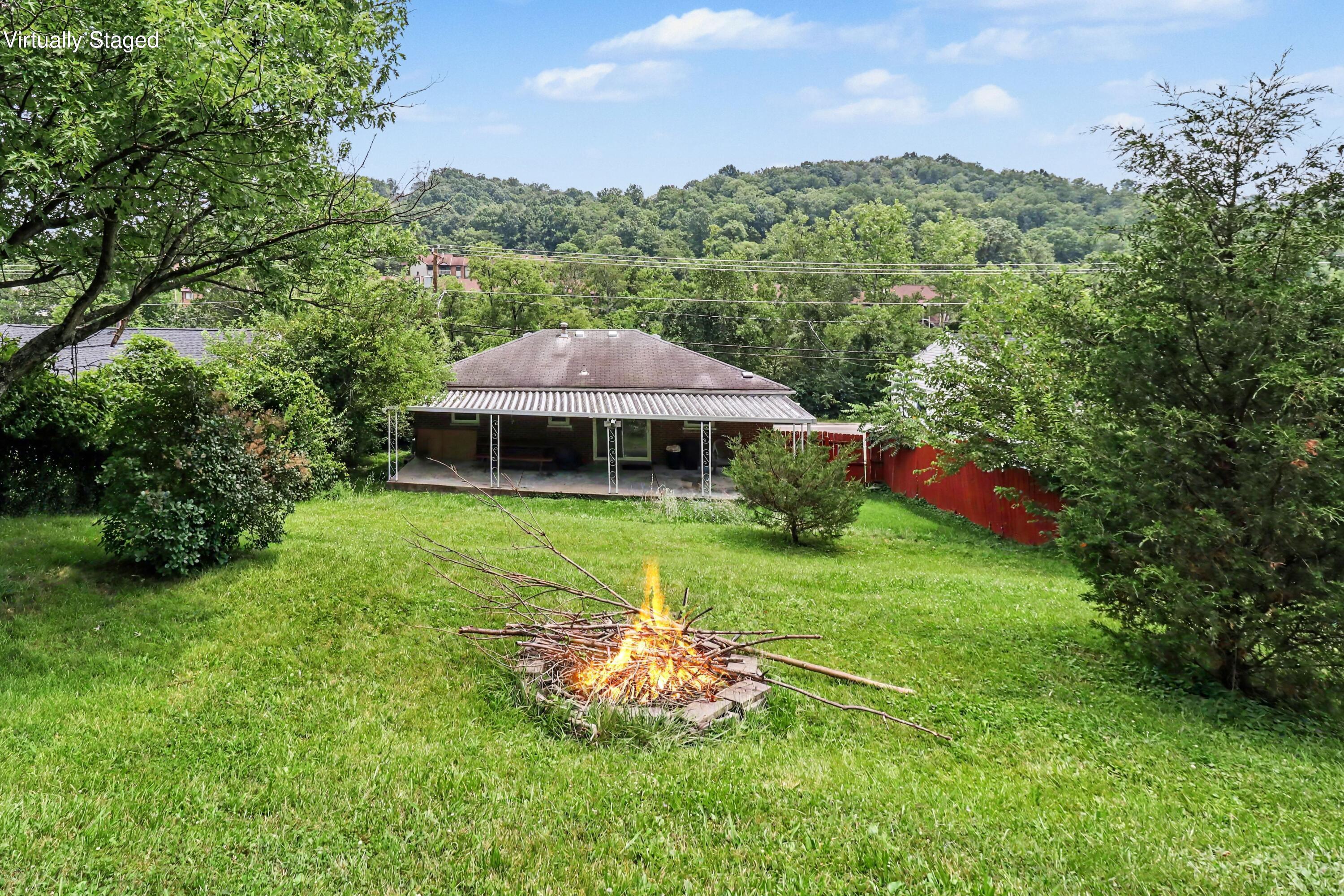 65 Moock Road Wilder, KY 41071 - Photo 30 of 33 Virtual staged fire pit