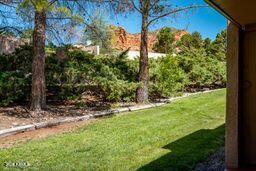 130 Castle Rock Road, Unit 46 Sedona, AZ 86351 - Photo 18 of 19 REAR PATIO LAWNS