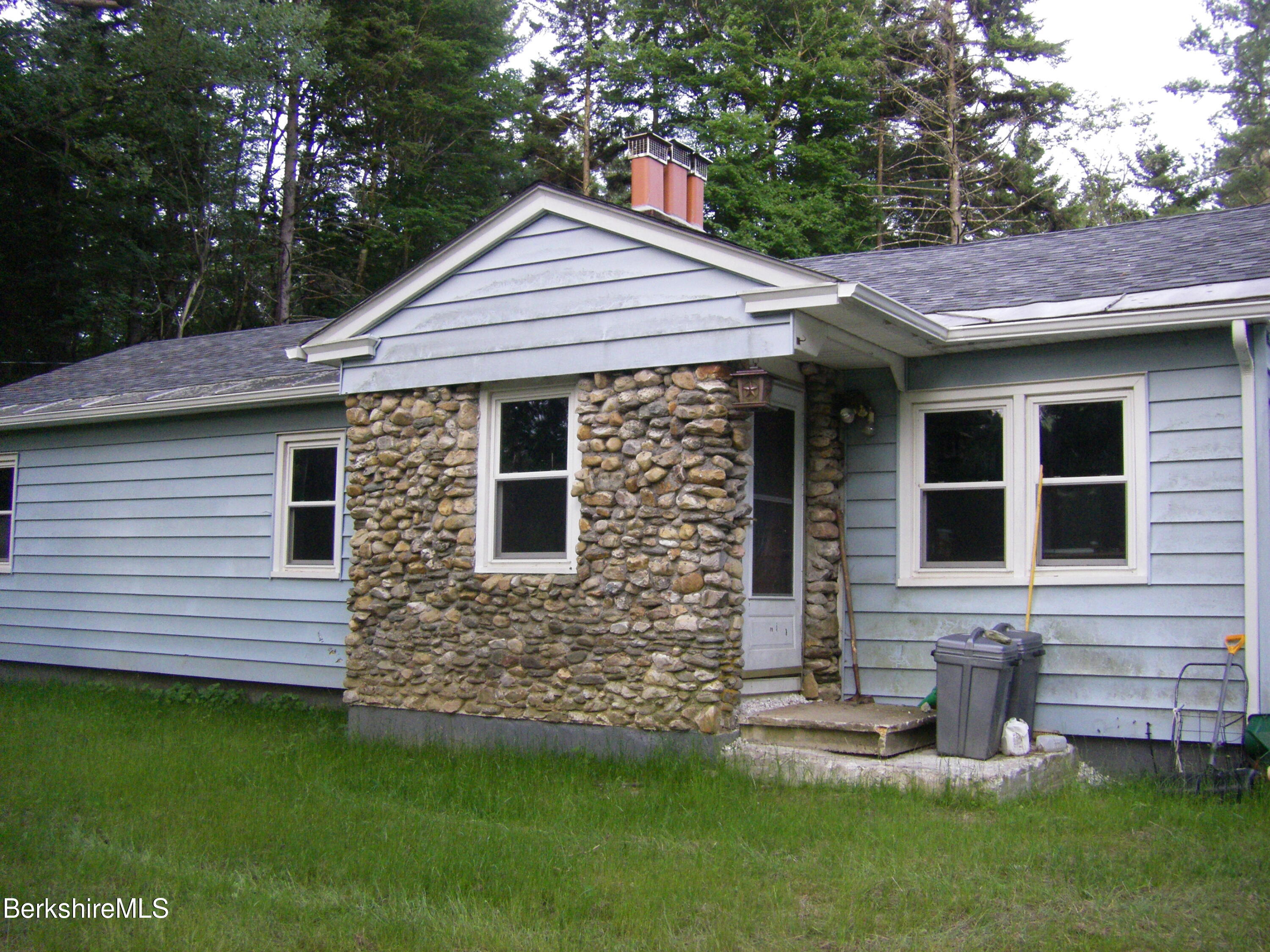 70 Mohawk Trail Florida, MA 01247 - Photo 2 of 15 Stone Covered Entry