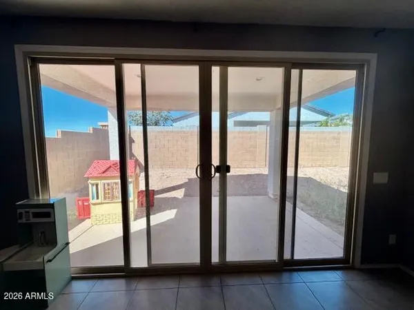 a view of water from a window