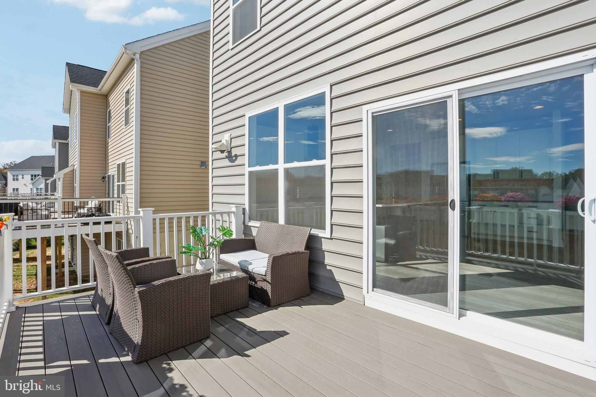 222 Grv Vly Court Chalfont, PA 18914 - Photo 38 of 46 a balcony with furniture and a potted plant