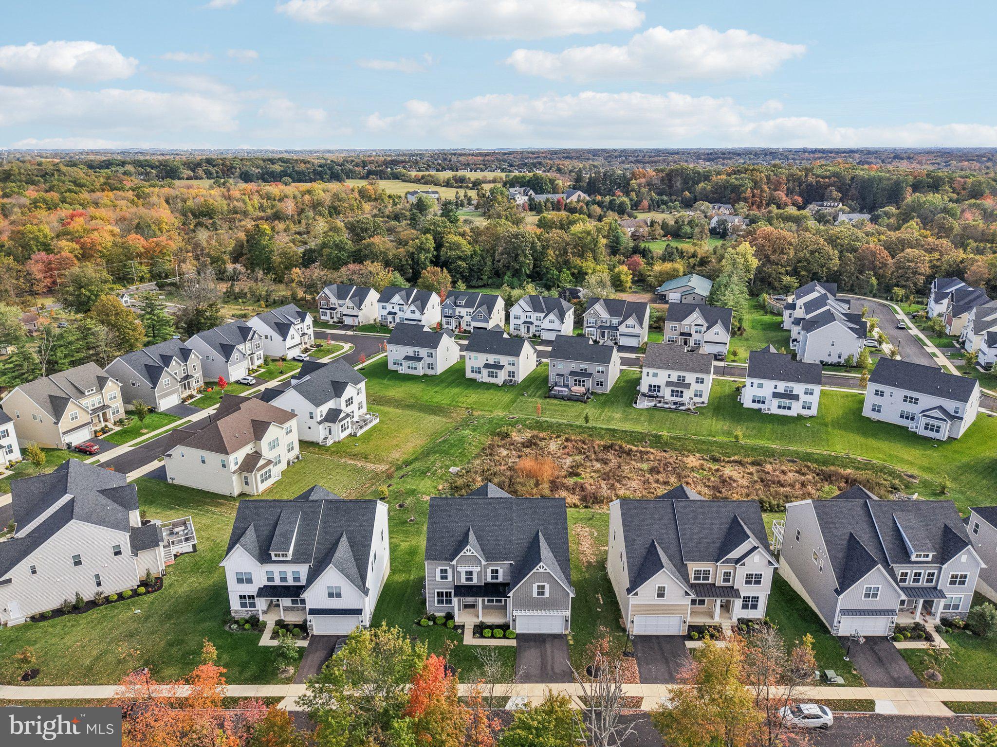 222 Grv Vly Court Chalfont, PA 18914 - Photo 44 of 46 an aerial view of residential houses with outdoor space