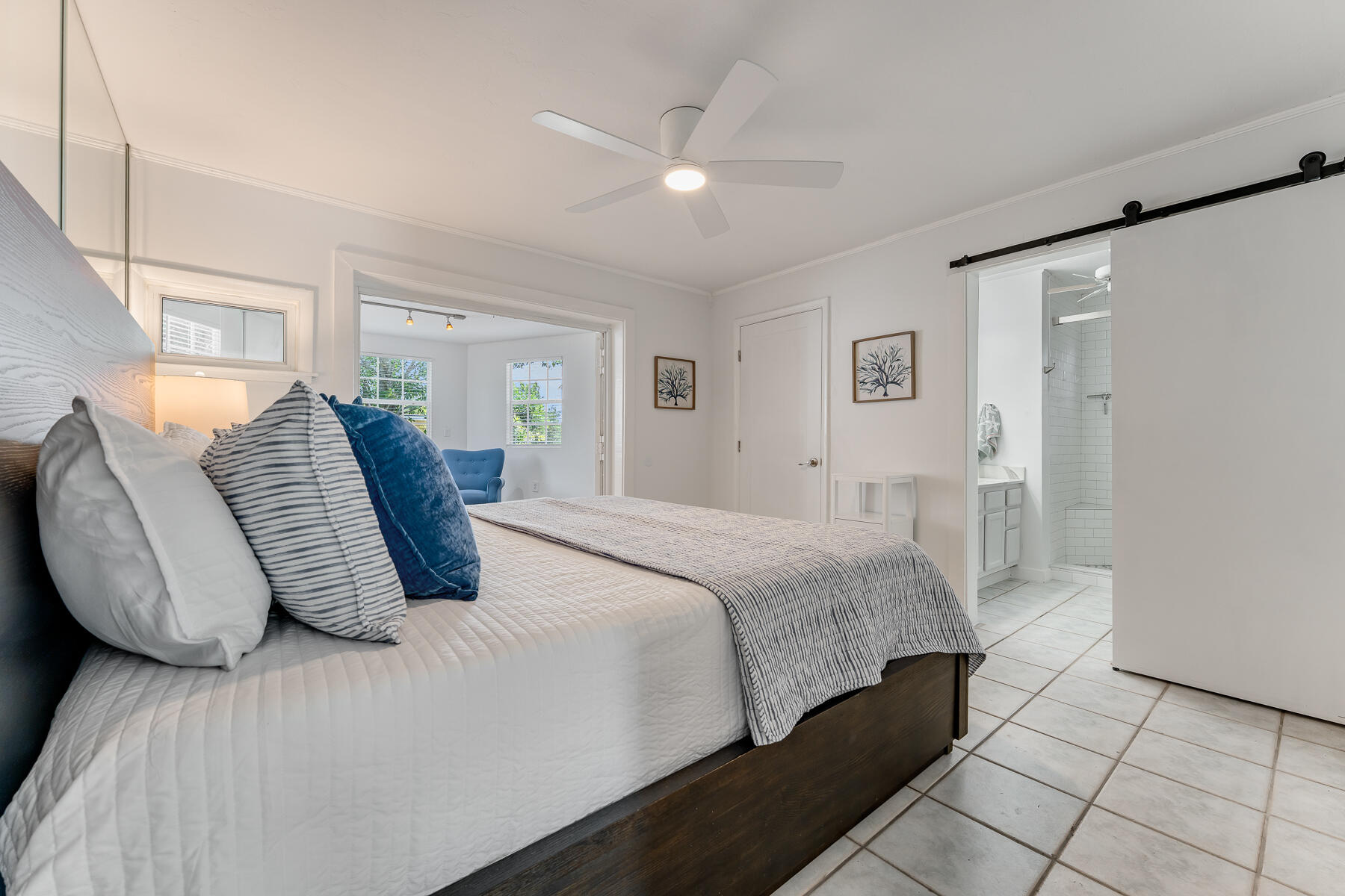 1513 5th Street Key West, FL 33040 - Photo 19 of 19 a bedroom with a bed and a large window