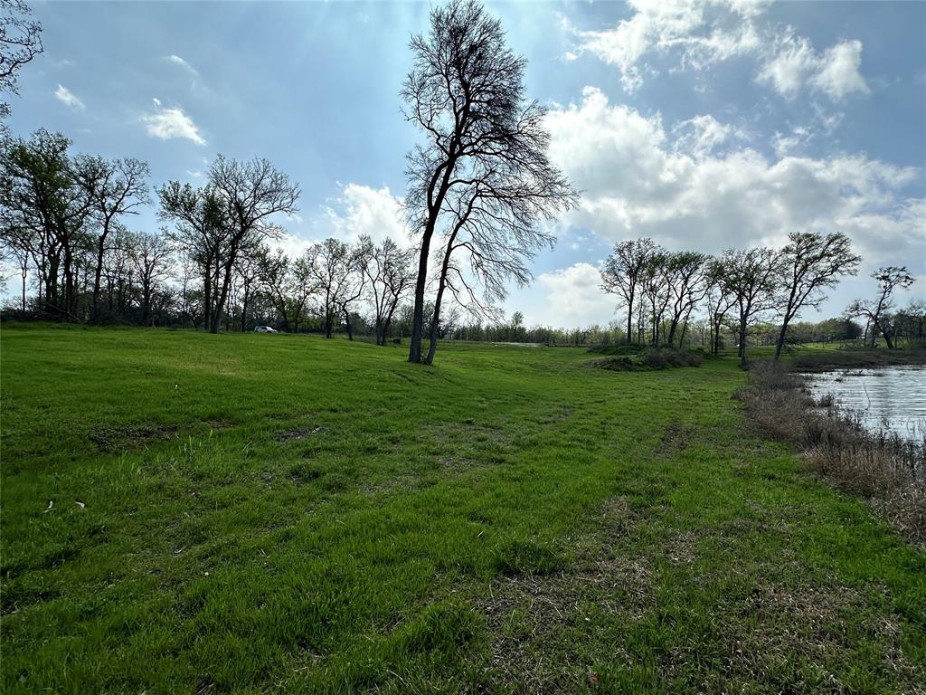 117 Diamond Point Drive Corsicana, TX 75109 - Photo 12 of 35 a backyard of a house with lots of green space and lake view