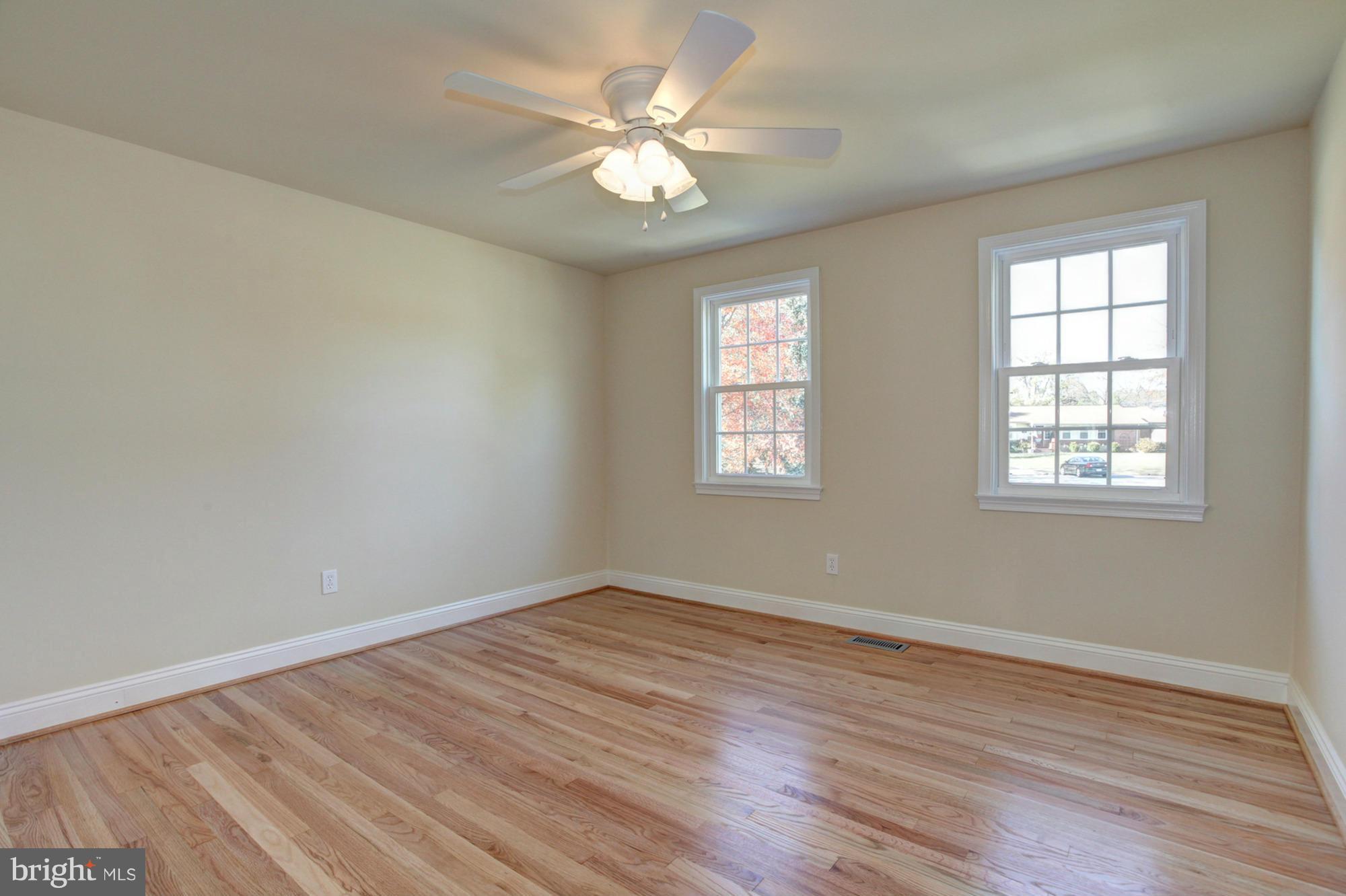 249 Coldbrook Road Lutherville-Timonium, MD 21093 - Photo 28 of 30 Bedroom 3 with ceiling fan, double doored closet