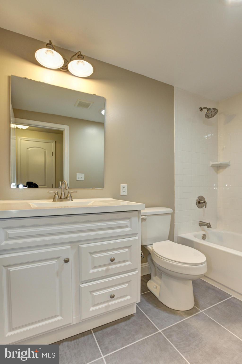 249 Coldbrook Road Lutherville-Timonium, MD 21093 - Photo 29 of 30 Full hall bath with tub and skylight.