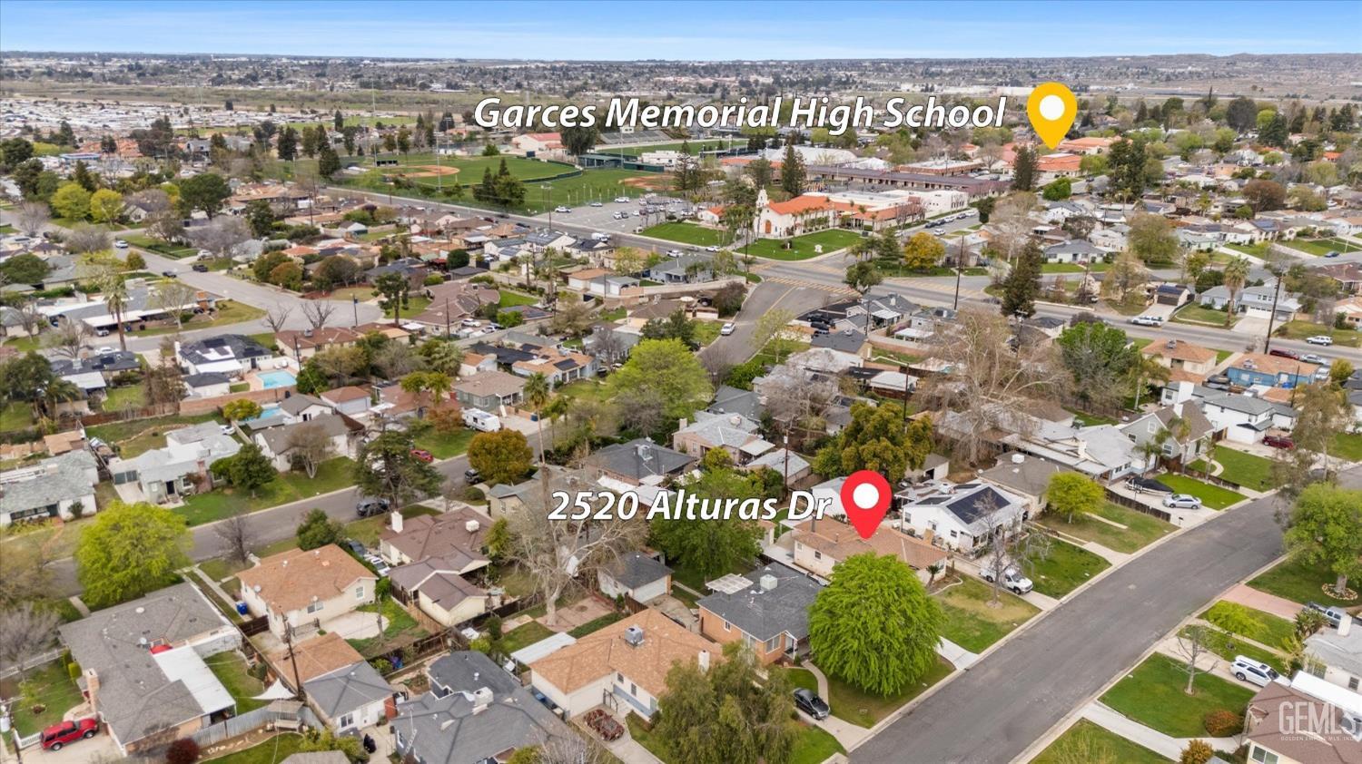 Undisclosed Address Bakersfield, CA 93305 - Photo 43 of 46 an aerial view of multiple house
