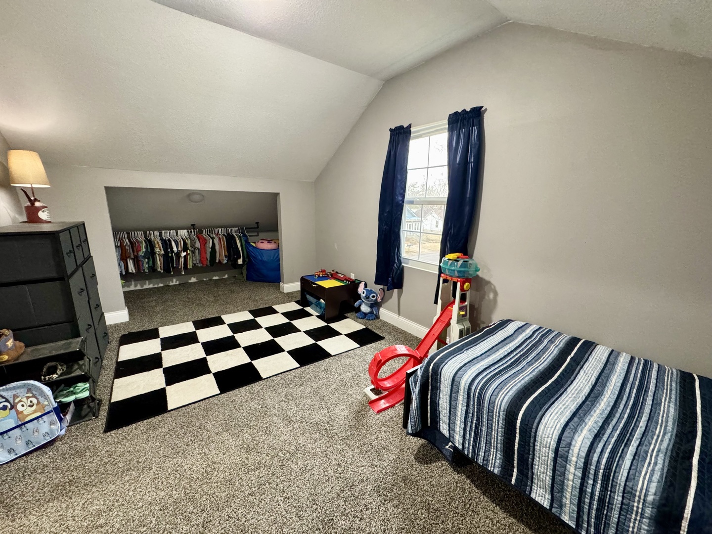 402 North Center Street Colfax, IL 61728 - Photo 21 of 25 a bedroom with bed and a window