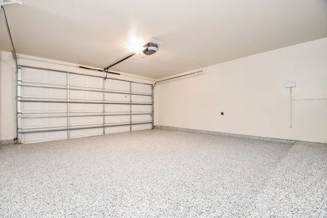 a view of a backyard with a garden