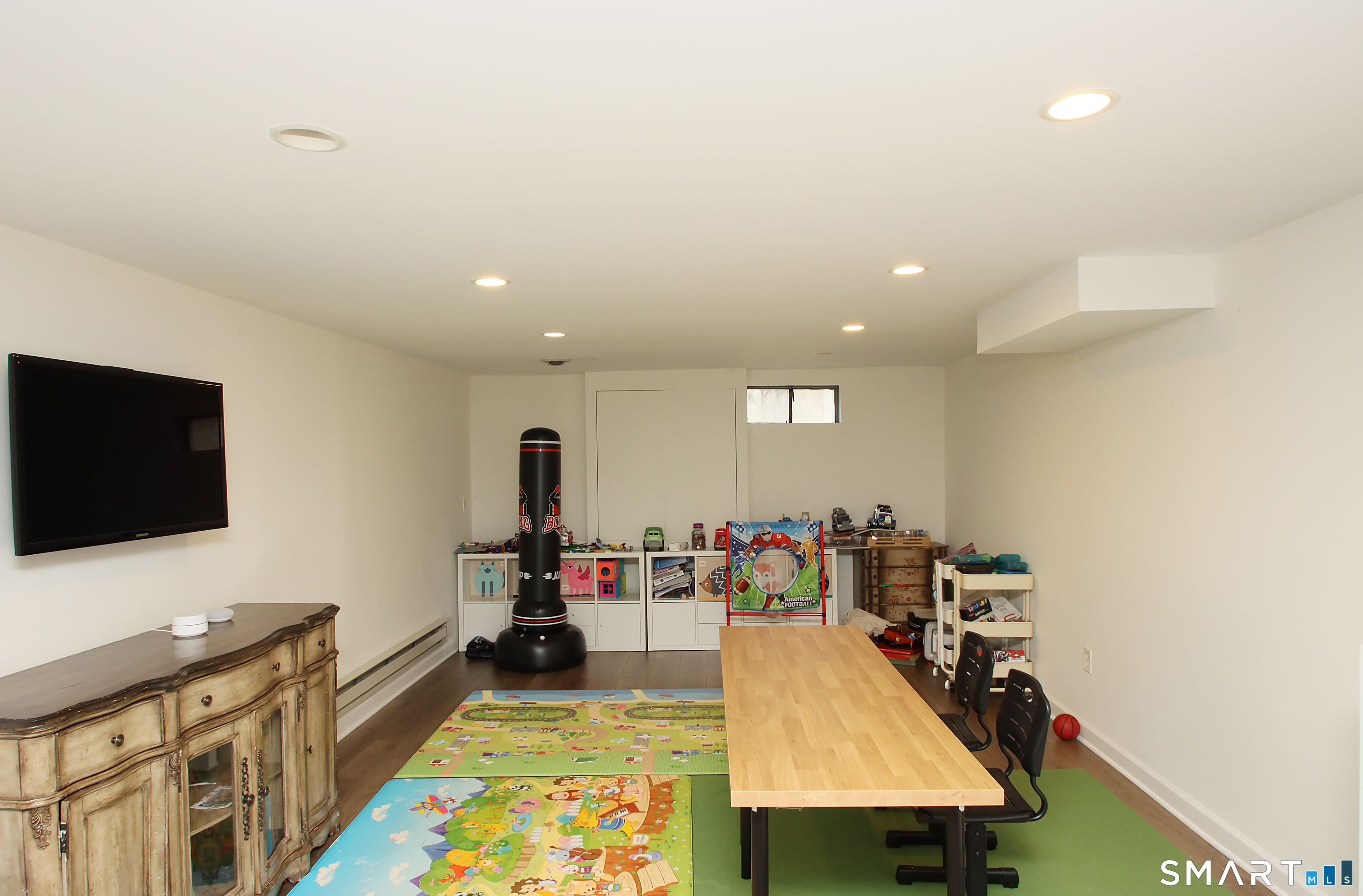 78 Sturbridge Road Easton, CT 06612 - Photo 36 of 37 Playroom with a new floor
