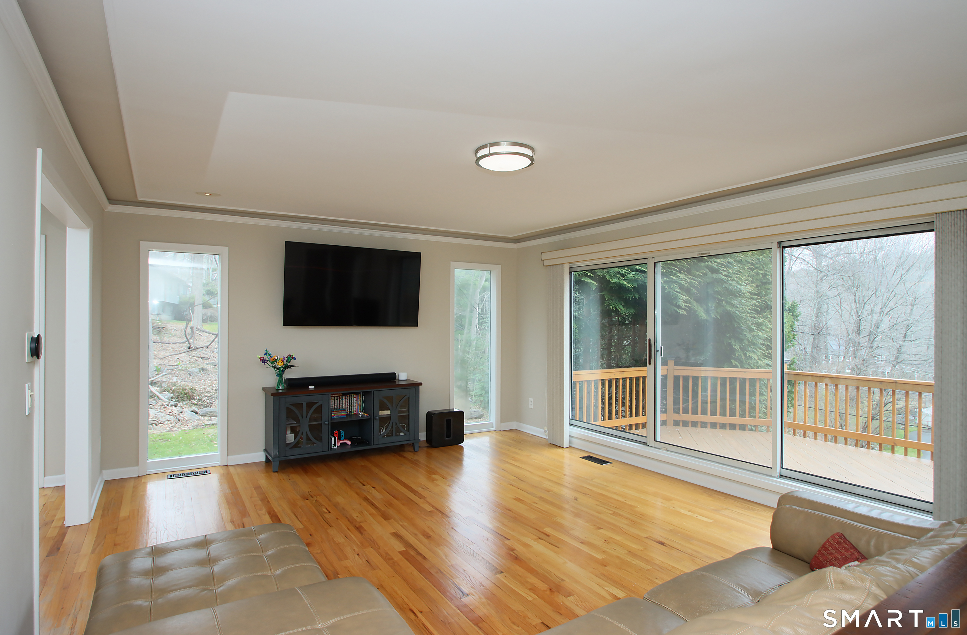 78 Sturbridge Road Easton, CT 06612 - Photo 8 of 37 Sliding glass doors to front deck