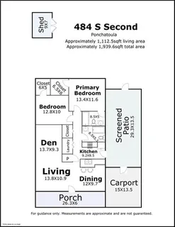 $195,000 | 484 South 2nd Street, Ponchatoula, LA 70454