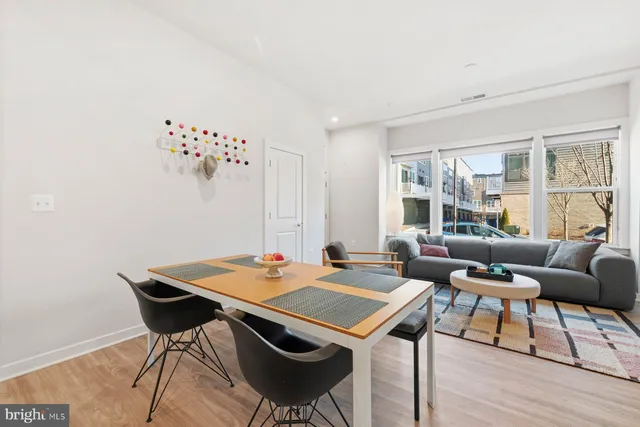 a outdoor space with furniture