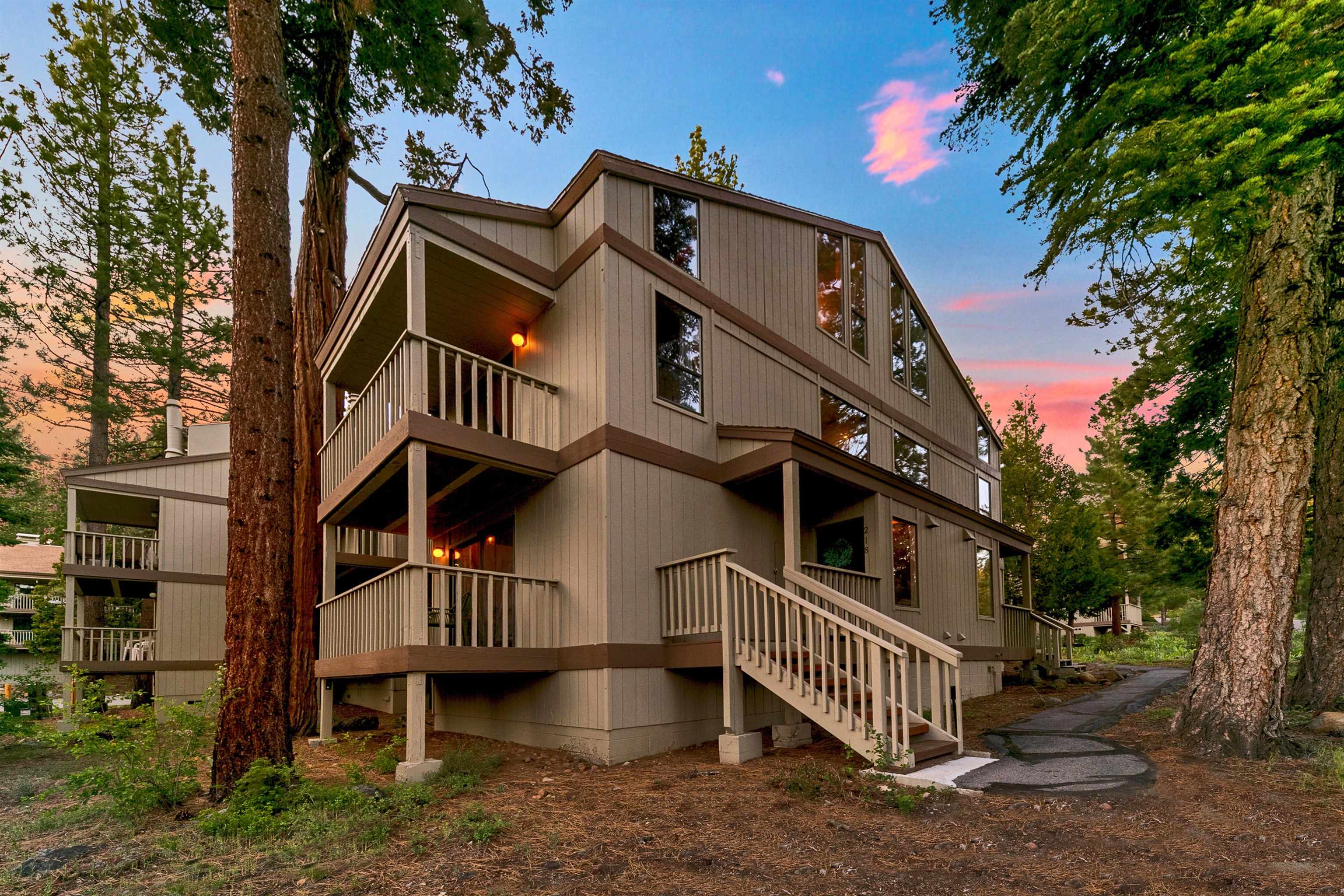 1001 Commonwealth Drive, Unit 218 Kings Beach, CA 96143 - Photo 17 of 28 a view of a house with a yard