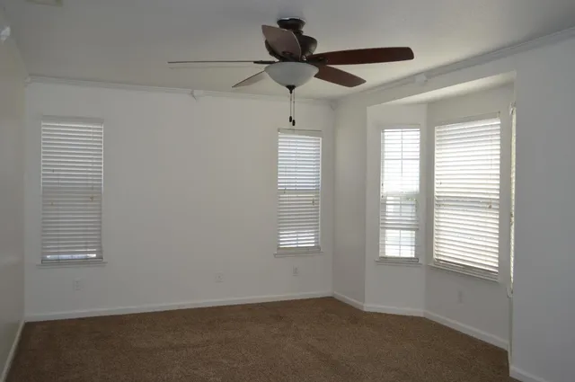a house with trees in front of it