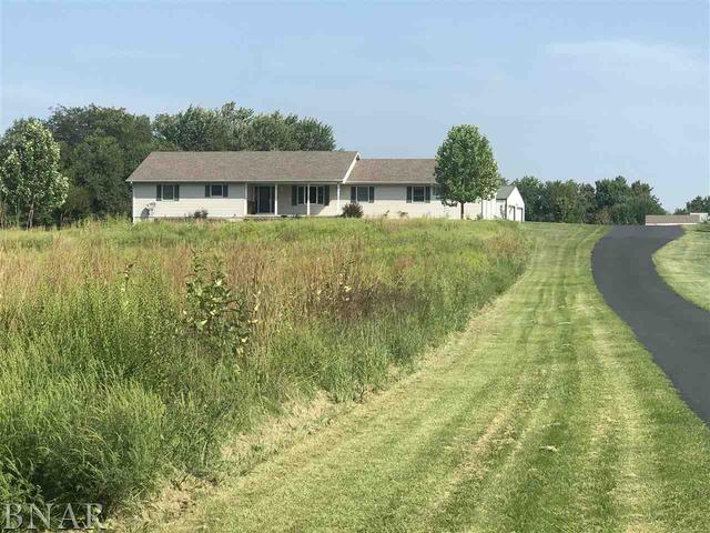 9563 Clintonia Road Clinton, IL 61727 - Photo 45 of 45 a aerial view of house with yard and lake view in back