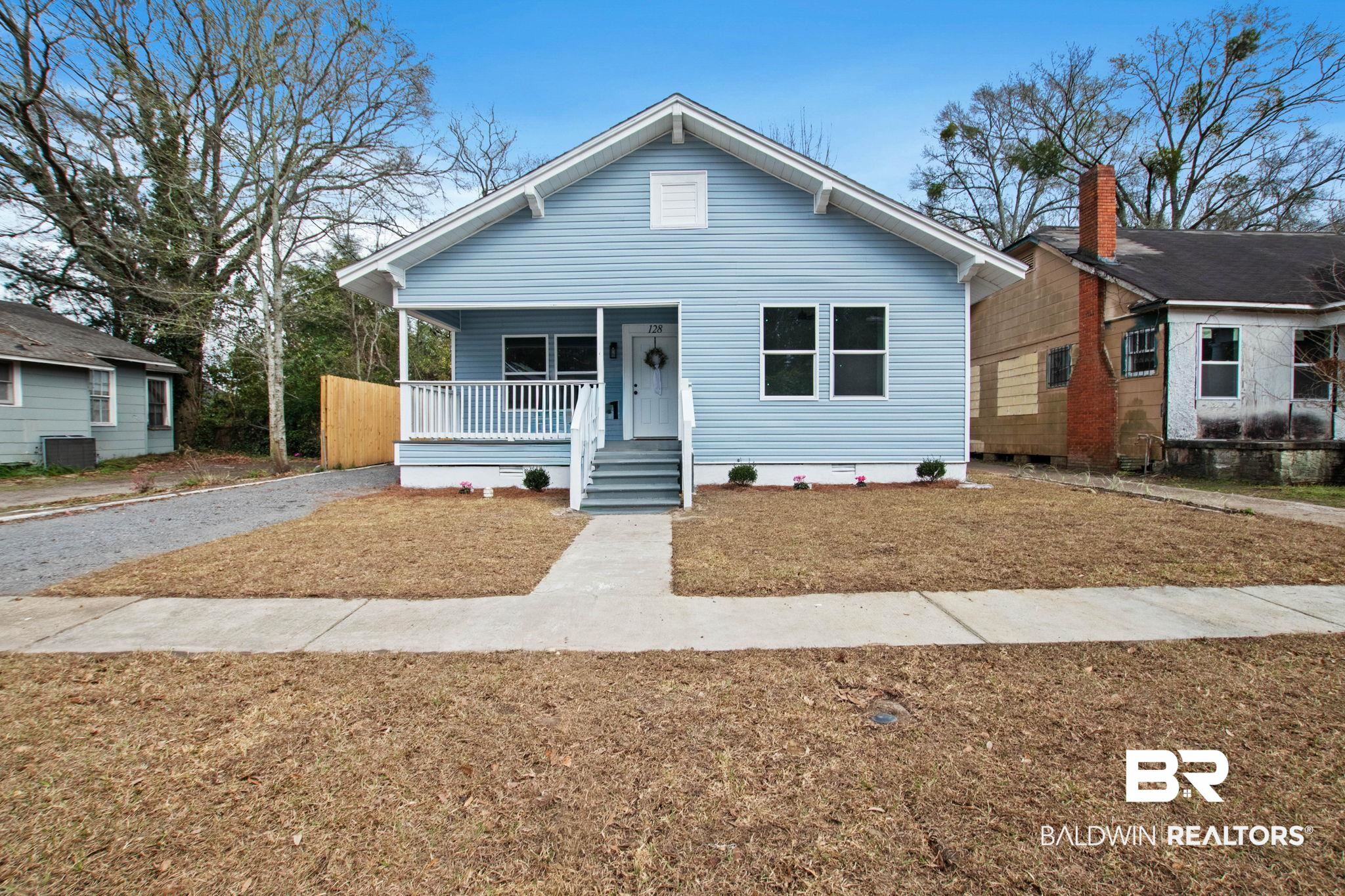 128 Bush Avenue Mobile, AL 36604 - Photo 1 of 40 Bungalow featuring a porch