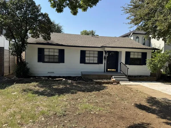 a backyard of a house