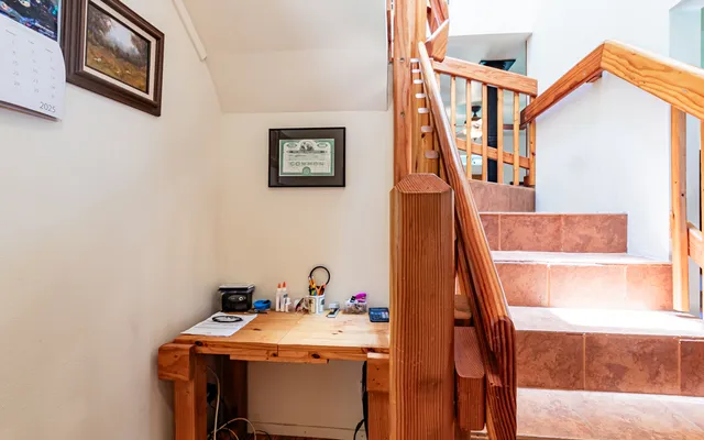 a view of storage and utility room