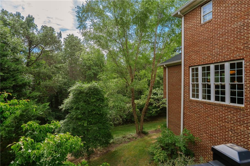 411 Overlook Way Cohutta, GA 30710 - Photo 7 of 86 a view of a backyard with plants and large trees