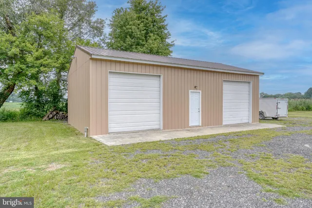 a backyard of a house