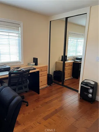 a room with furniture and a window