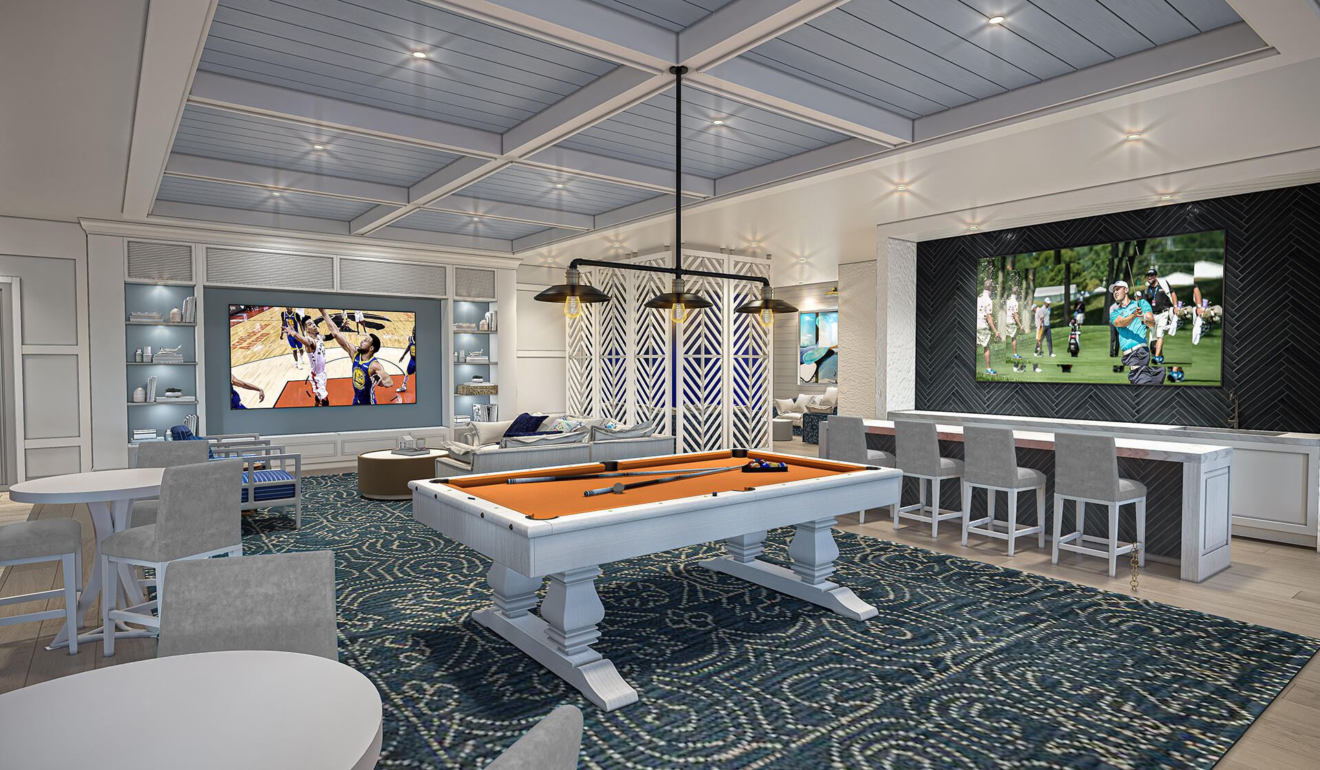 2000 Stirling Road, Unit 2107 Hollywood, FL 33020 - Photo 13 of 19 a outdoor space with pool table and chairs