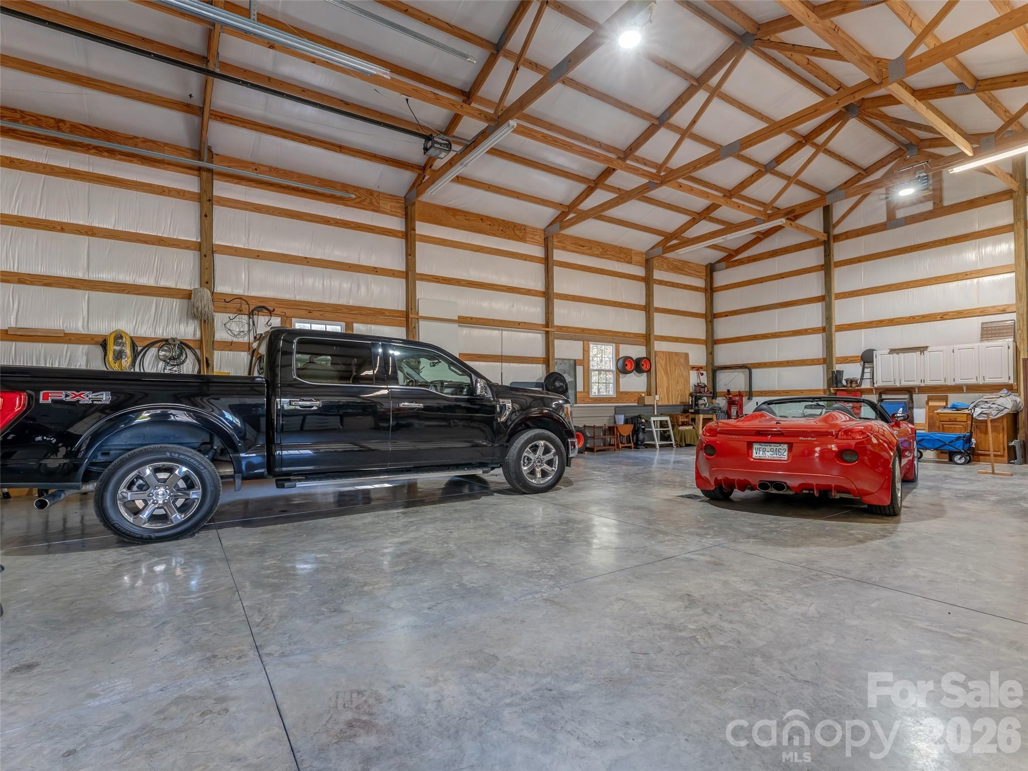 1340 Macedonia Road Saluda, NC 28773 - Photo 41 of 45 a car parked in garage