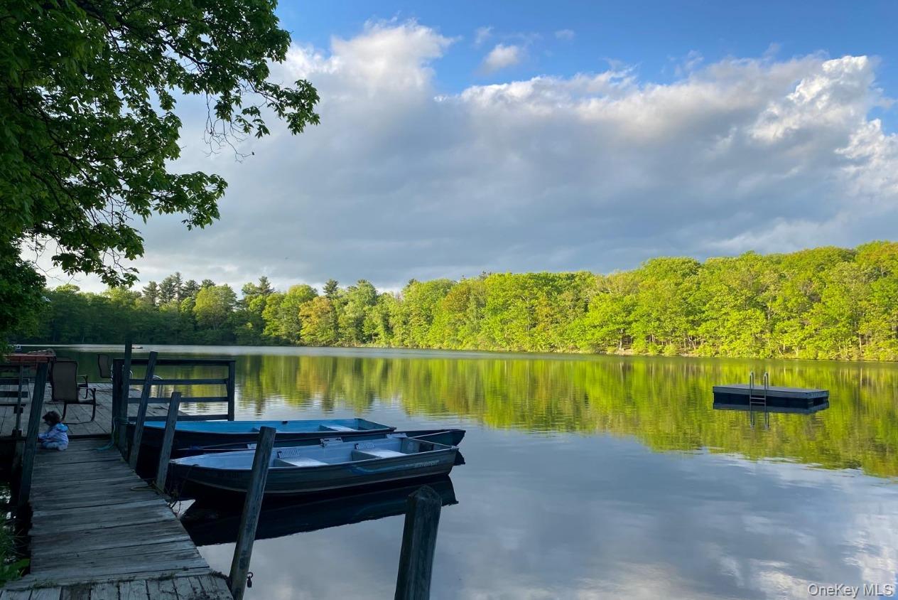 141 Oak Road Monroe, NY 10950 - Photo 6 of 6 a view of a lake with couches in the patio next to a lake