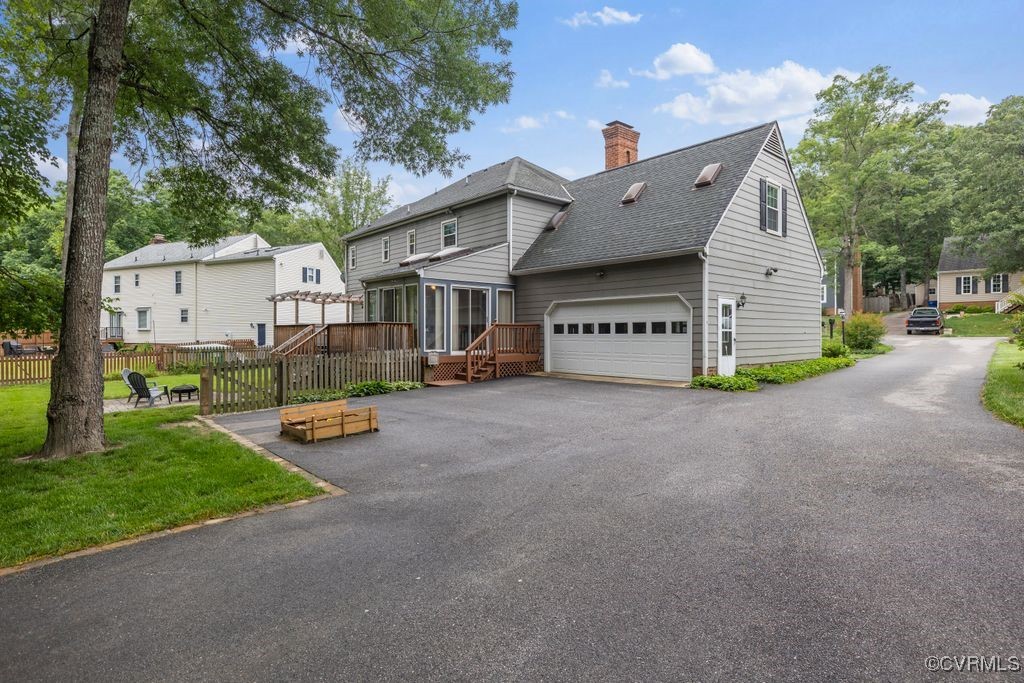 717 Shadowhill Court Midlothian, VA 23114 - Photo 31 of 44 a view of a house with backyard and a tree